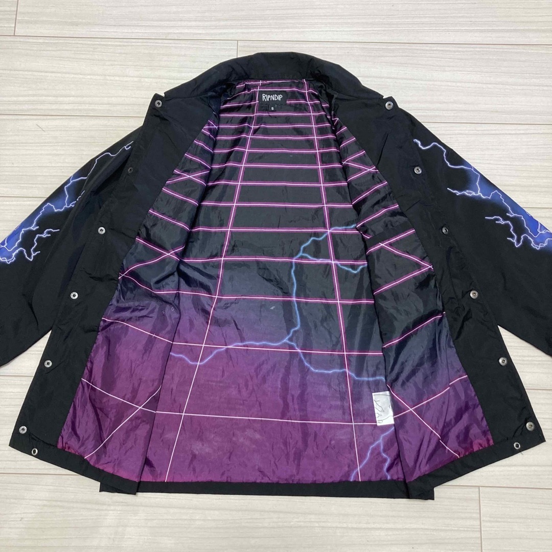 RIPNDIP - レア□RIPNDIP□コーチジャケット 稲妻 雷 RIPNDIP - レア□RIPNDIP□コーチジャケット 稲妻 雷