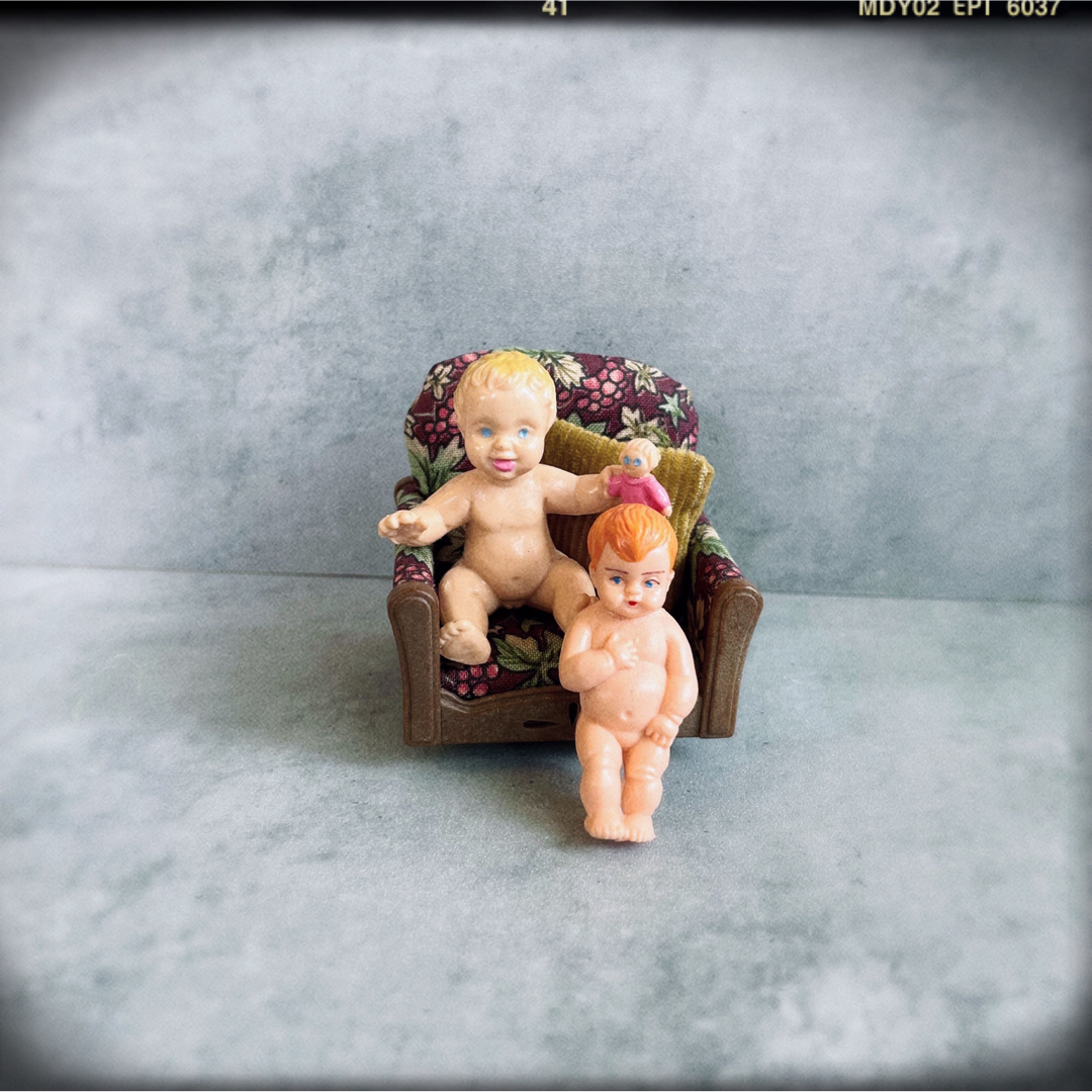 ヴィンテージベビードール2体セット　ドイツ製　レトロ　 エンタメ/ホビーのおもちゃ/ぬいぐるみ(その他)の商品写真