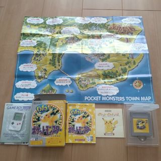 ポケモン(ポケモン)のポケモン　ピカチュウ　ゲームボーイ(携帯用ゲーム機本体)