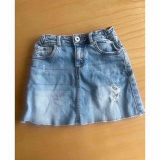 ザラキッズ(ZARA KIDS)のZARA　デニムスカート　6歳　116㎝(スカート)