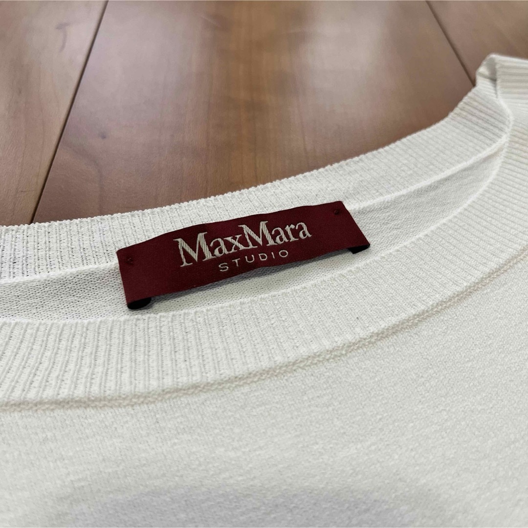 Max Mara(マックスマーラ)の【難あり】サイズM*クリーニング済*Max Maraマックスマーラニットセーター レディースのトップス(ニット/セーター)の商品写真