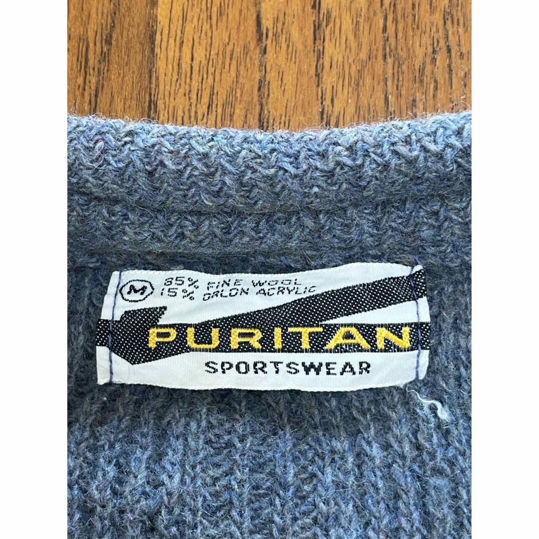 ヴィンテージ  PURITAN カーディガン　ニット　　モヘア 3