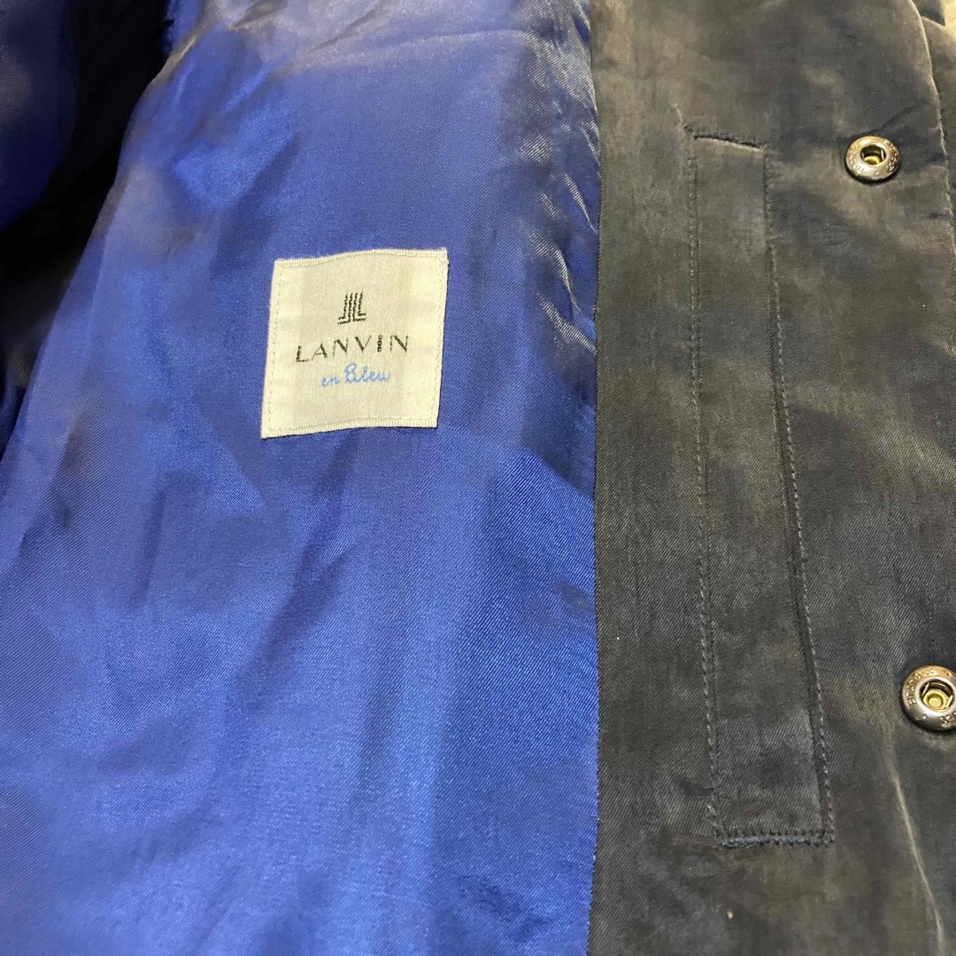 LANVIN en Bleuランバンオンブルー　キルティングジャケット　46