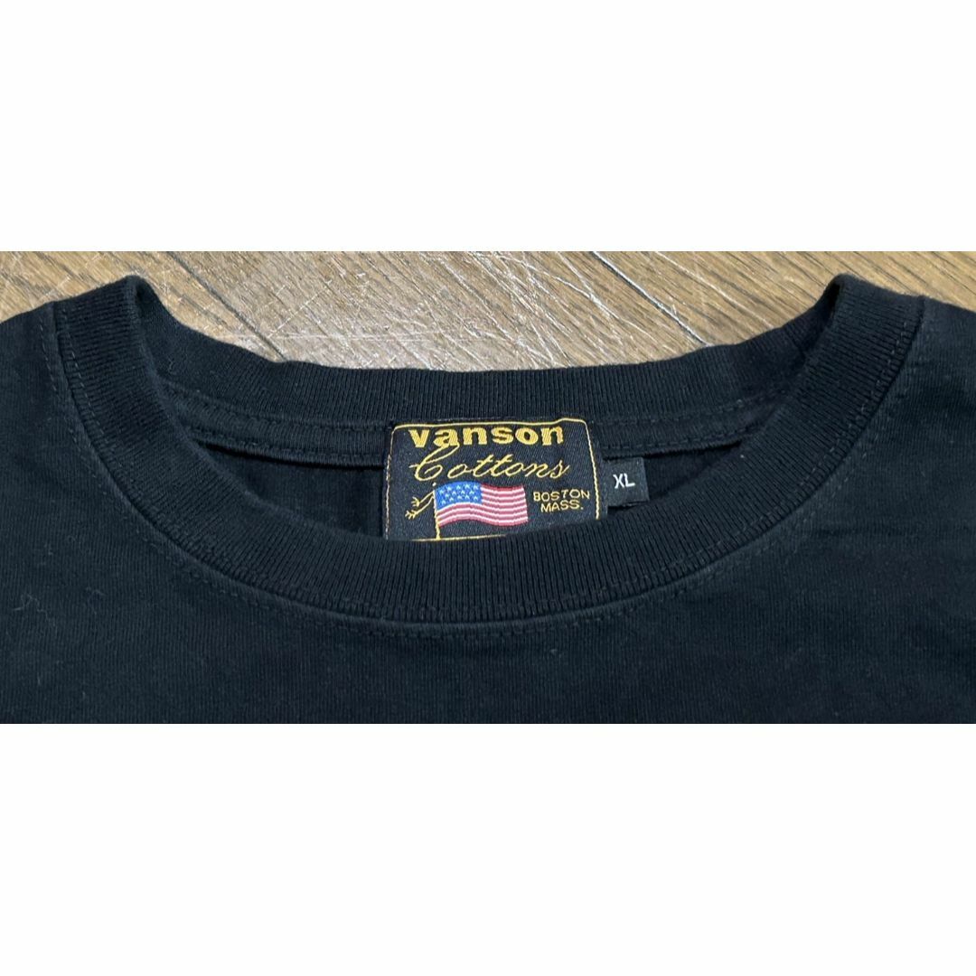 VANSON(バンソン)の＊VANSON×デスラビット 白服 刺繍 半袖Tシャツ トップス XL メンズのトップス(Tシャツ/カットソー(七分/長袖))の商品写真