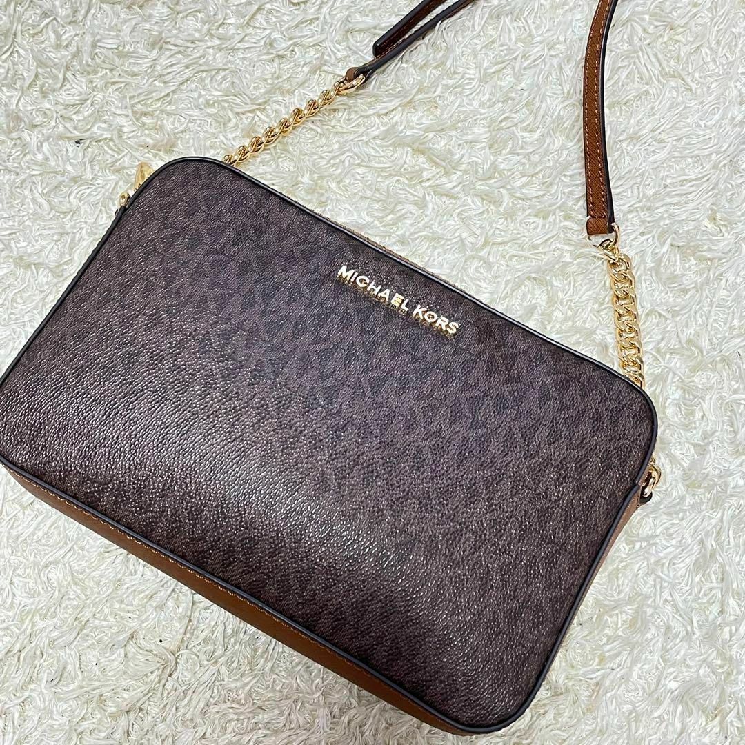 MICHEAL KORS ショルダーバッグ 美品 ブラウン