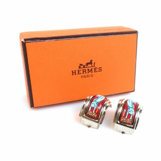 Hermes - エルメス HERMES イヤリング 七宝焼き メタル/エナメル ...