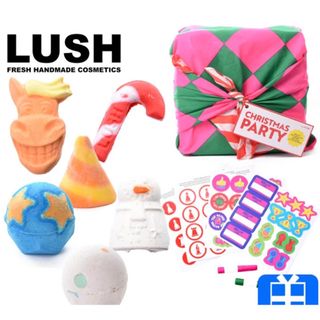 ラッシュ(LUSH)の☆みかりんさん専用✨新品未使用品✨☆LUSH☆ ギフトBOX(クリスマスパーテ)(入浴剤/バスソルト)