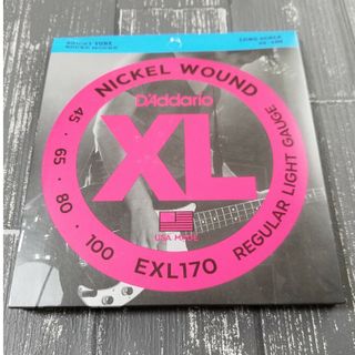 新品　D'Addario ダダリオ ベース弦 ニッケル EXL170(弦)