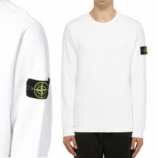 stone  island スウェット  ガゼット Mぐらい ホワイト