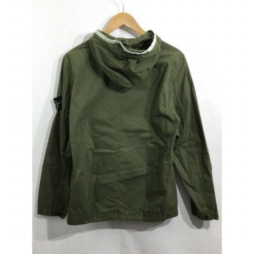 ストーンアイランドGarment Dved Hooded Shirtjacket