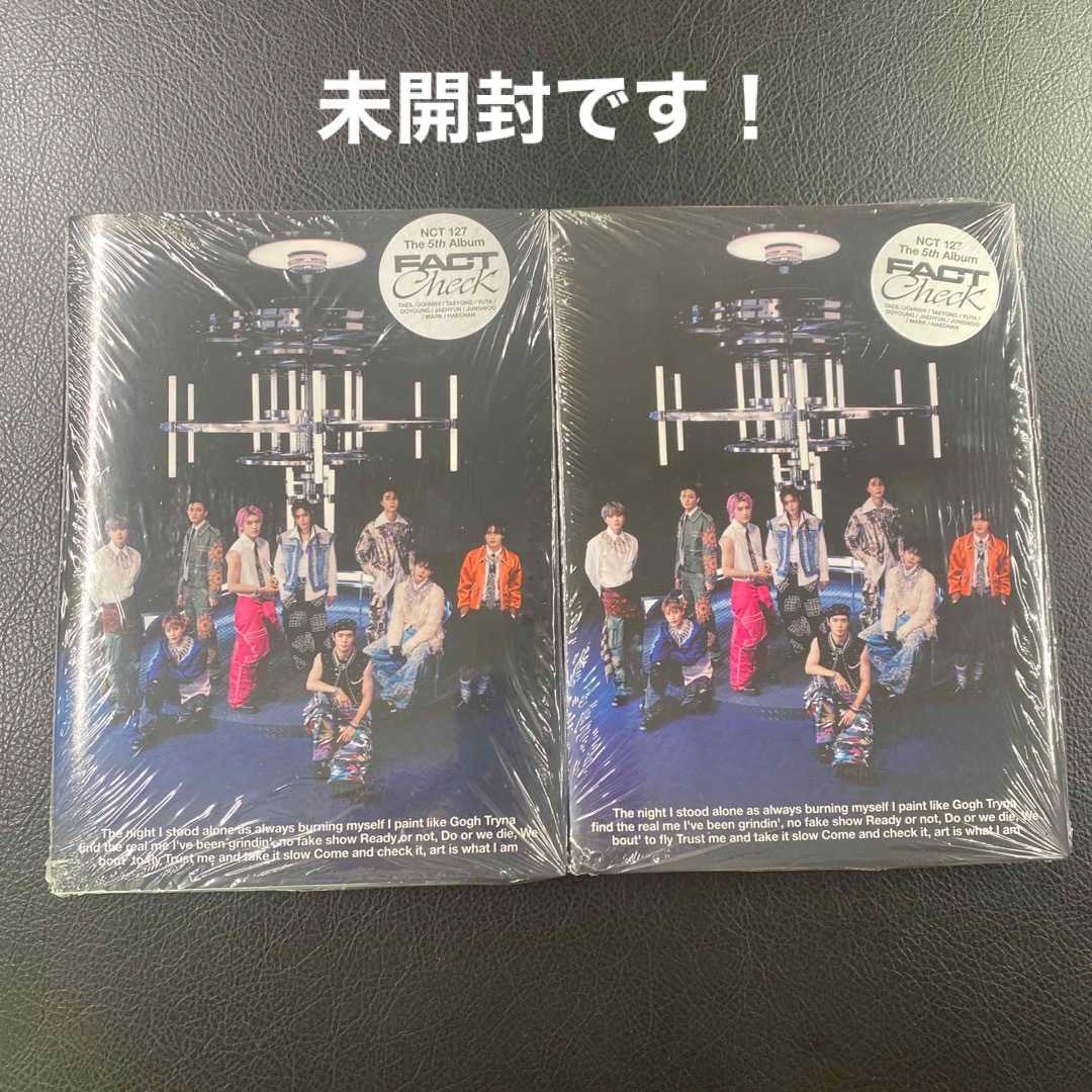 NCT127(エヌシーティー127)の【未開封】fact check (Chandelier Ver.)2冊セット エンタメ/ホビーのタレントグッズ(アイドルグッズ)の商品写真