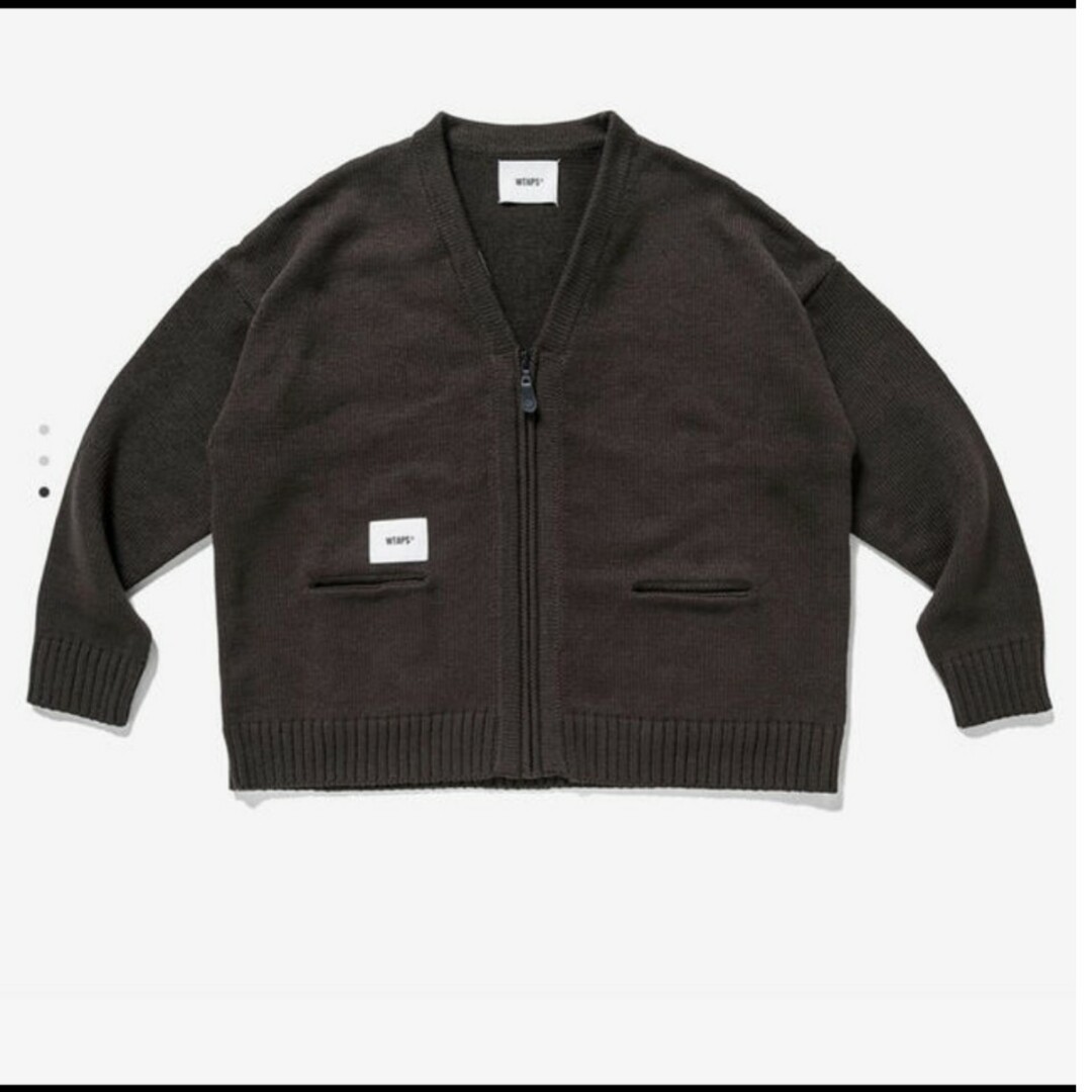 WTAPS 21AW PALMER / SWEATER / POLY BROWN