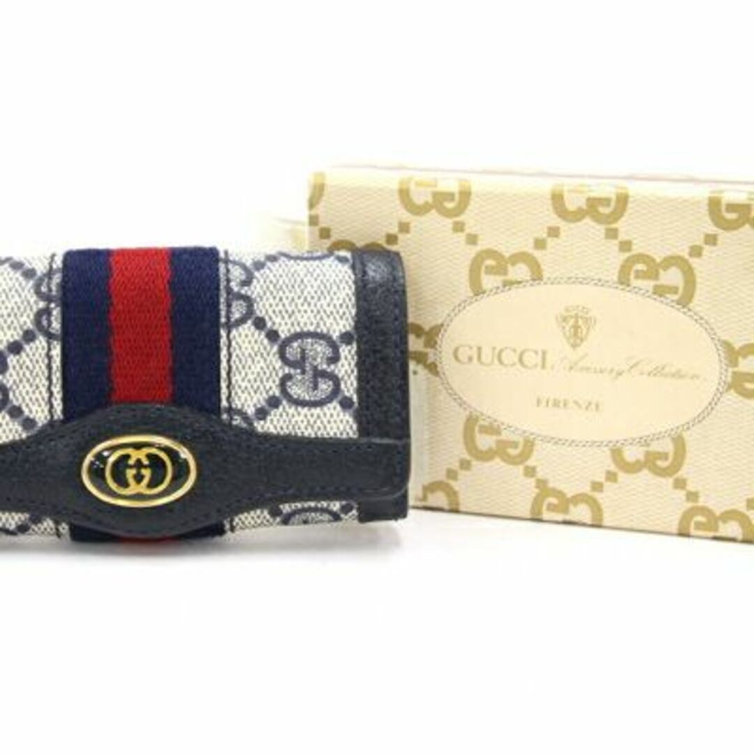 玄関先迄納品 シェリーライン GUCCI ssb-1368) 6連 ネイビー キー 玄関先迄納品 シェリーライン GUCCI ssb-1368) 6連 ネイビー キー