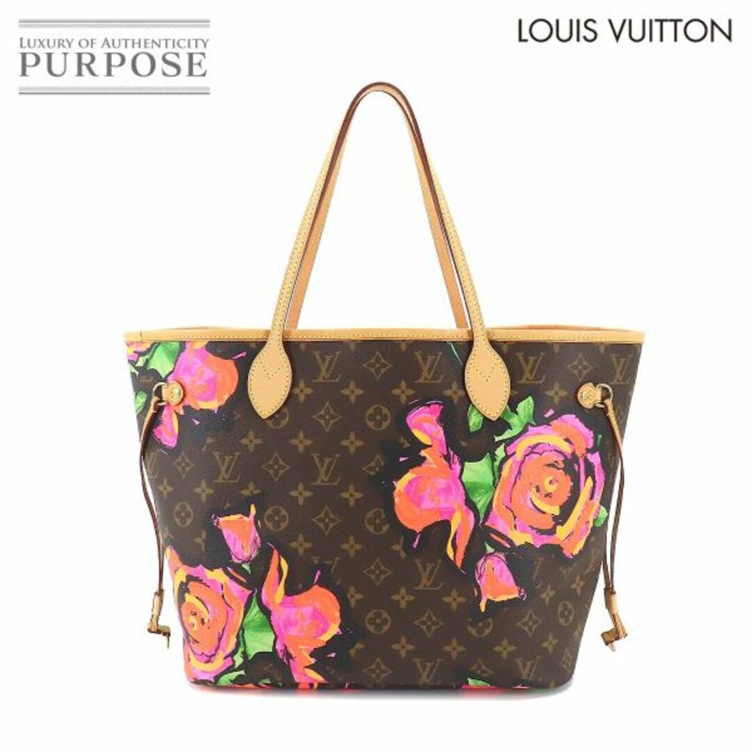 未使用 展示品 ルイ ヴィトン LOUIS VUITTON モノグラム ローズ ネヴァーフル MM トート バッグ ブラウン ピンク M48613 VLP 90184735