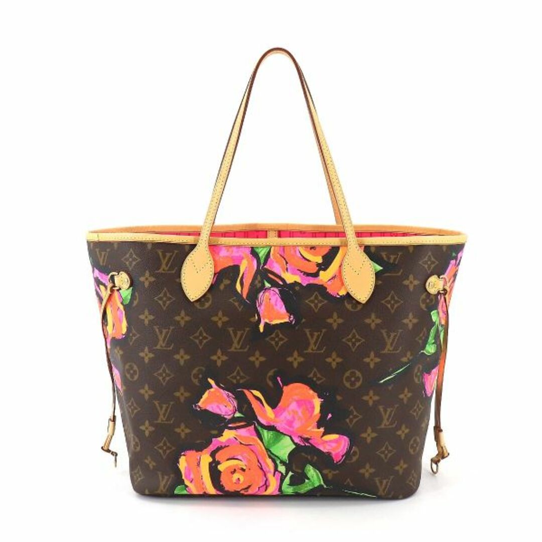 LOUIS VUITTON(ルイヴィトン)の未使用 展示品 ルイ ヴィトン LOUIS VUITTON モノグラム ローズ ネヴァーフル MM トート バッグ ブラウン ピンク M48613 VLP 90184735 レディースのバッグ(トートバッグ)の商品写真