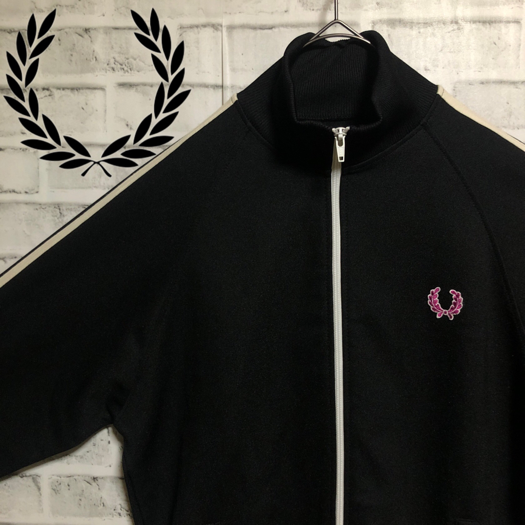 フレッドペリー FRED PERRY トラックジャケット ジャージ  M 黒