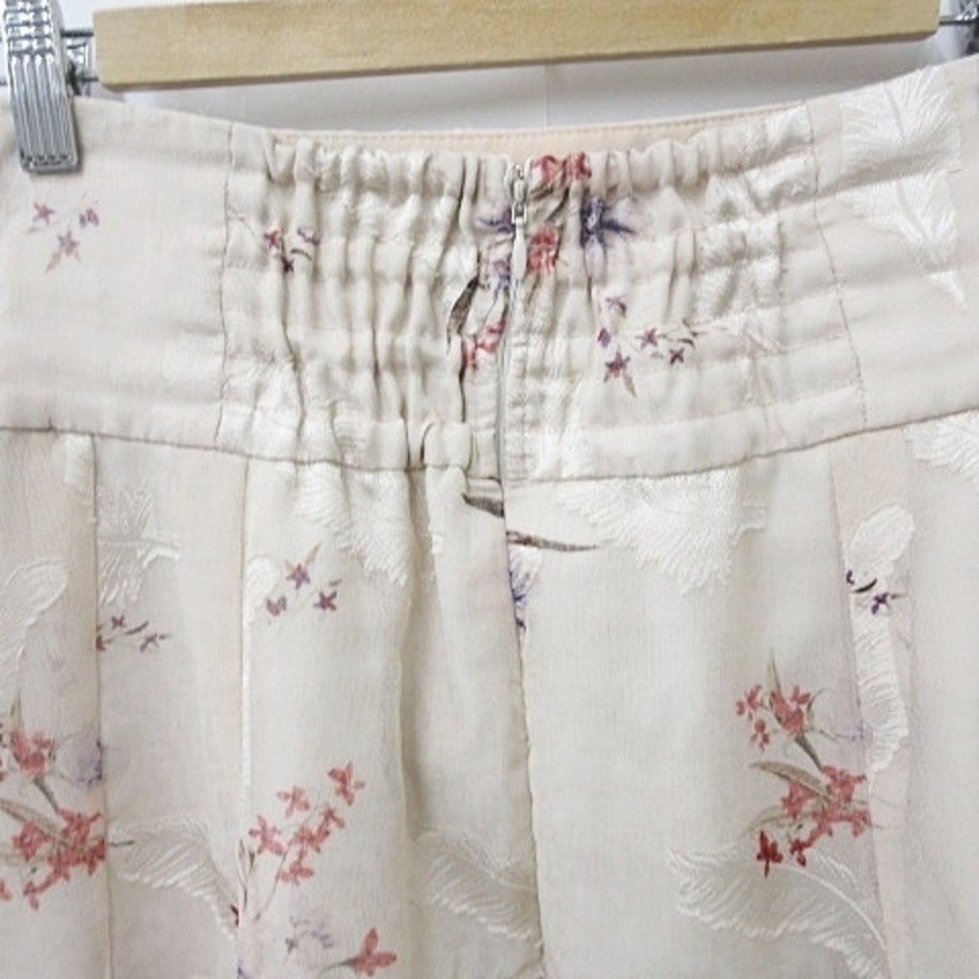Rirandture(リランドチュール)のリランドチュール スカート フレアー ロング ギャザー 総柄 ベージュ 2  レディースのスカート(ロングスカート)の商品写真