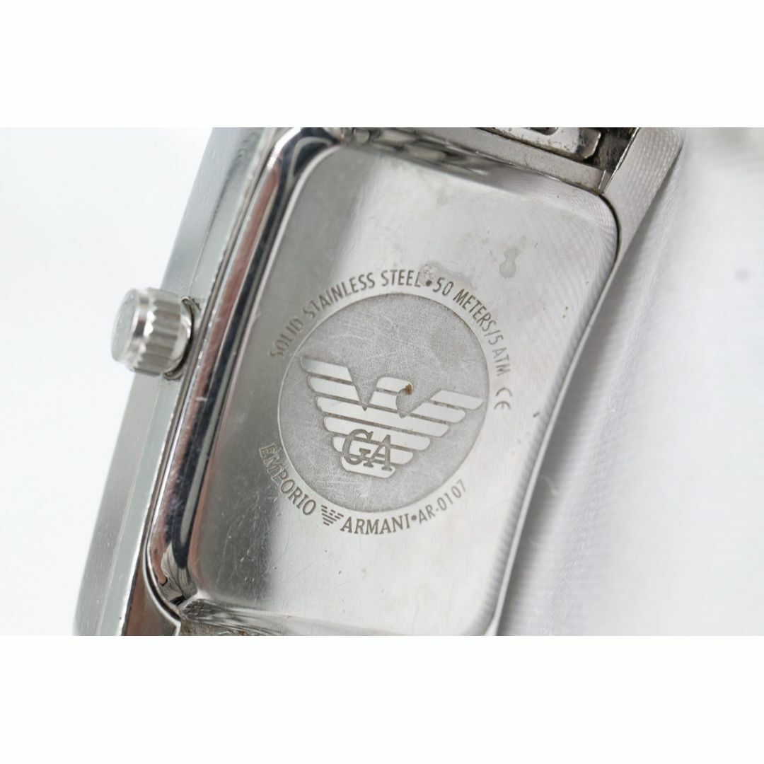 【W91-11】動作品 電池交換済 エンポリオアルマーニ 腕時計 AR-0107 7