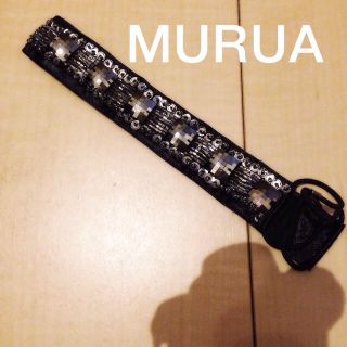 ムルーア(MURUA)のMURUA♡ビジューヘアバンド(ヘアバンド)