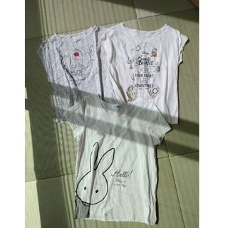 ユニクロ(UNIQLO)のレディースTシャツ(ユニクロ他)3枚セット(Tシャツ(半袖/袖なし))