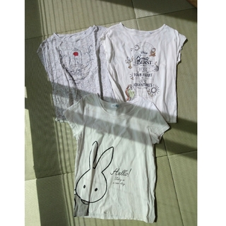 ユニクロ(UNIQLO)のレディースTシャツ(ユニクロ他)3枚セット(Tシャツ(半袖/袖なし))