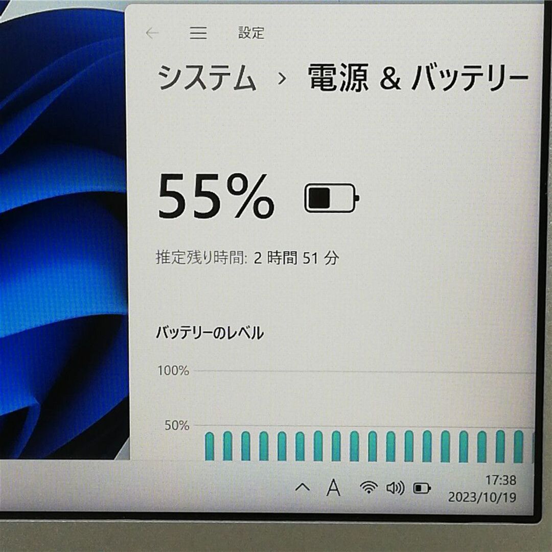 日本製 12.1型 Panasonic CF-SV7RDCVS i5 Win11