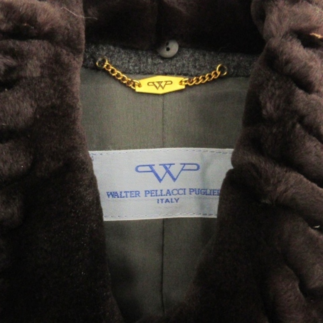 ウォルターペラッチプグリエリ カシミヤ ロング コート グレー 4