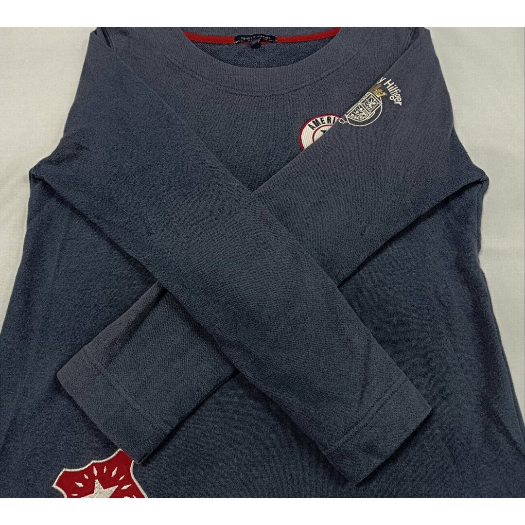 TOMMY HILFIGER(トミーヒルフィガー)の・古着　レディース　TOMMY HILFIGER ロンT・長袖七部　Lサイズ レディースのトップス(Tシャツ(長袖/七分))の商品写真