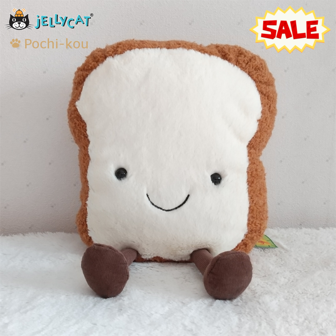 セール JELLYCAT Amuseable Toast 食パン ぬいぐるみ Lの通販 by Pochi ...