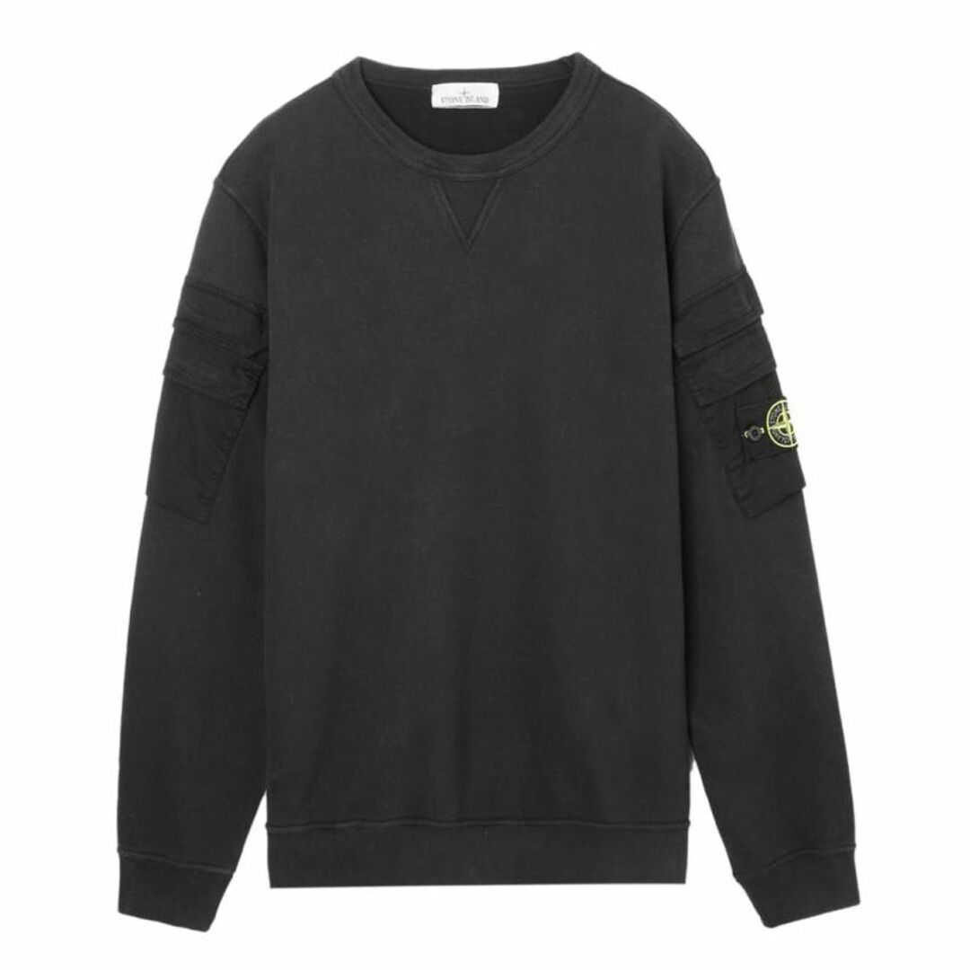 送料無料 28 STONE ISLAND ストーンアイランド 791560577 V0029 ブラック トレーナー スウェット size XL