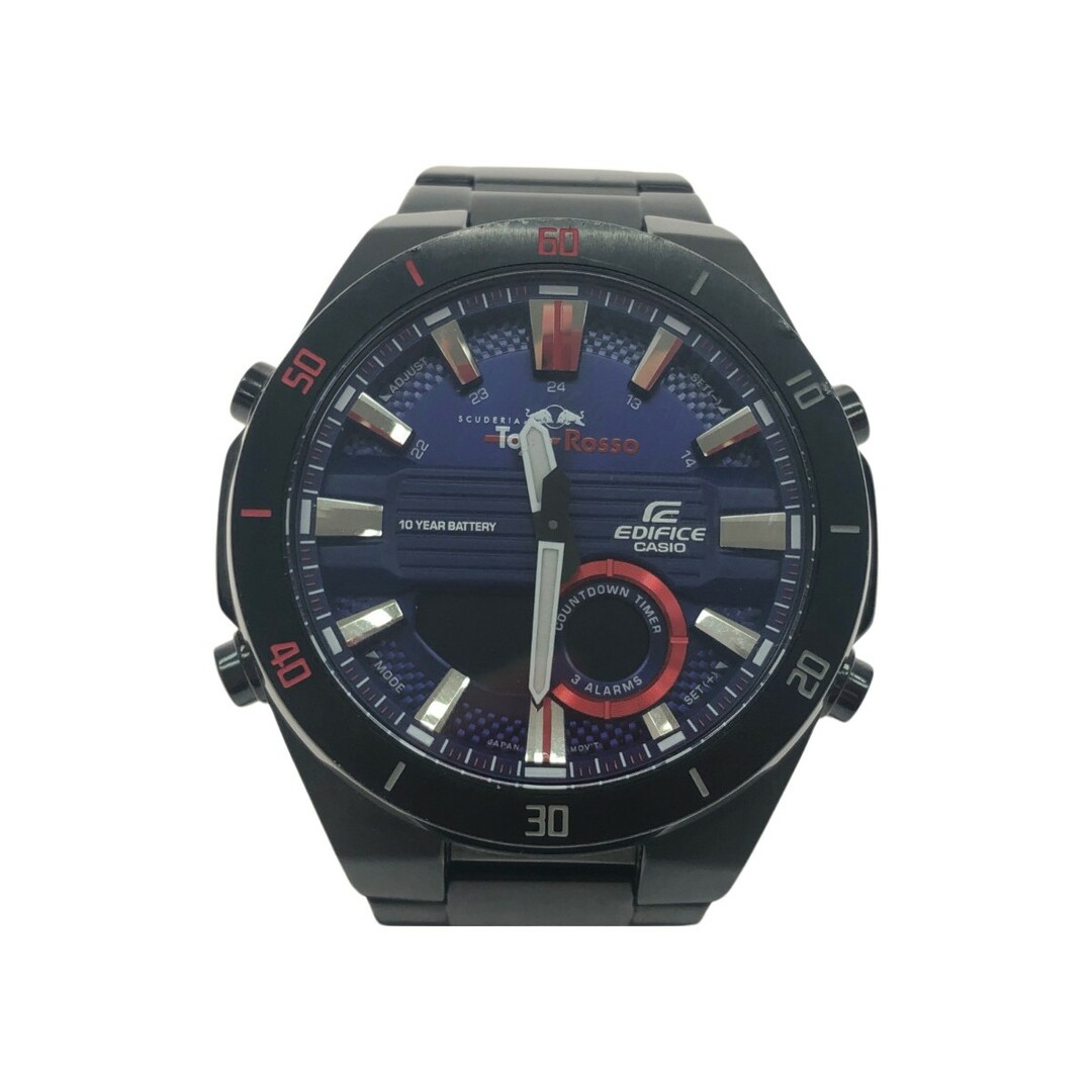 CASIO(カシオ)の▼▼CASIO カシオ メンズ腕時計 クオーツ EDIFICE エディフィス スクーデリア・トロ・ロッソ 限定モデル  ERA-110TR ブルーブラック メンズの時計(腕時計(アナログ))の商品写真