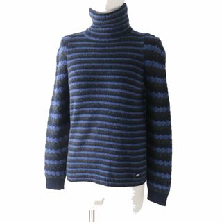 シャネル ニット/セーター(レディース)(ブルー・ネイビー/青色系)の