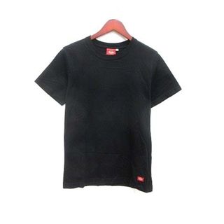 ディッキーズ(Dickies)のDickies Tシャツ カットソー クルーネック 半袖 S 黒 ブラック(Tシャツ/カットソー(半袖/袖なし))