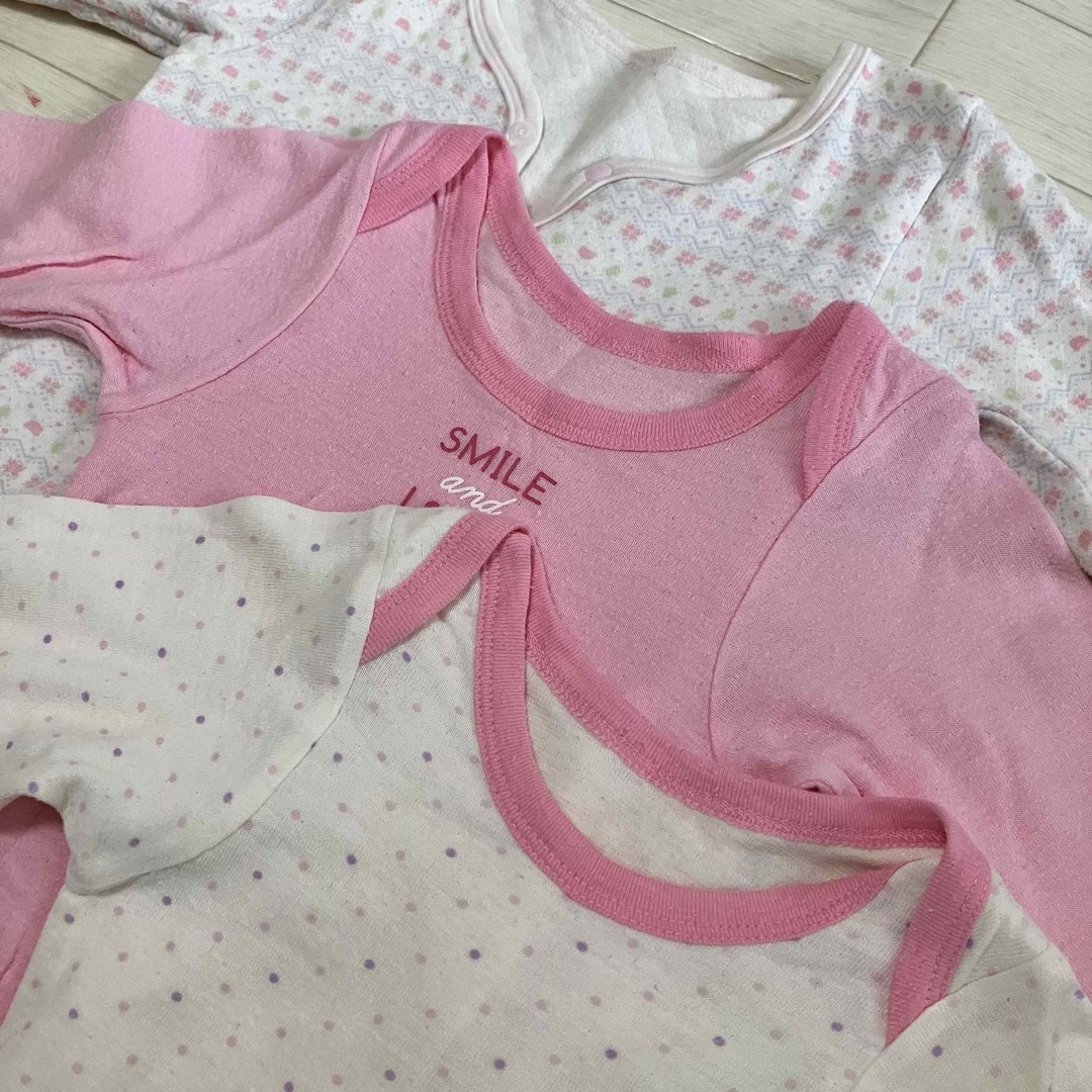 あたたか肌着　ロンパース　90 キッズ/ベビー/マタニティのキッズ服女の子用(90cm~)(下着)の商品写真