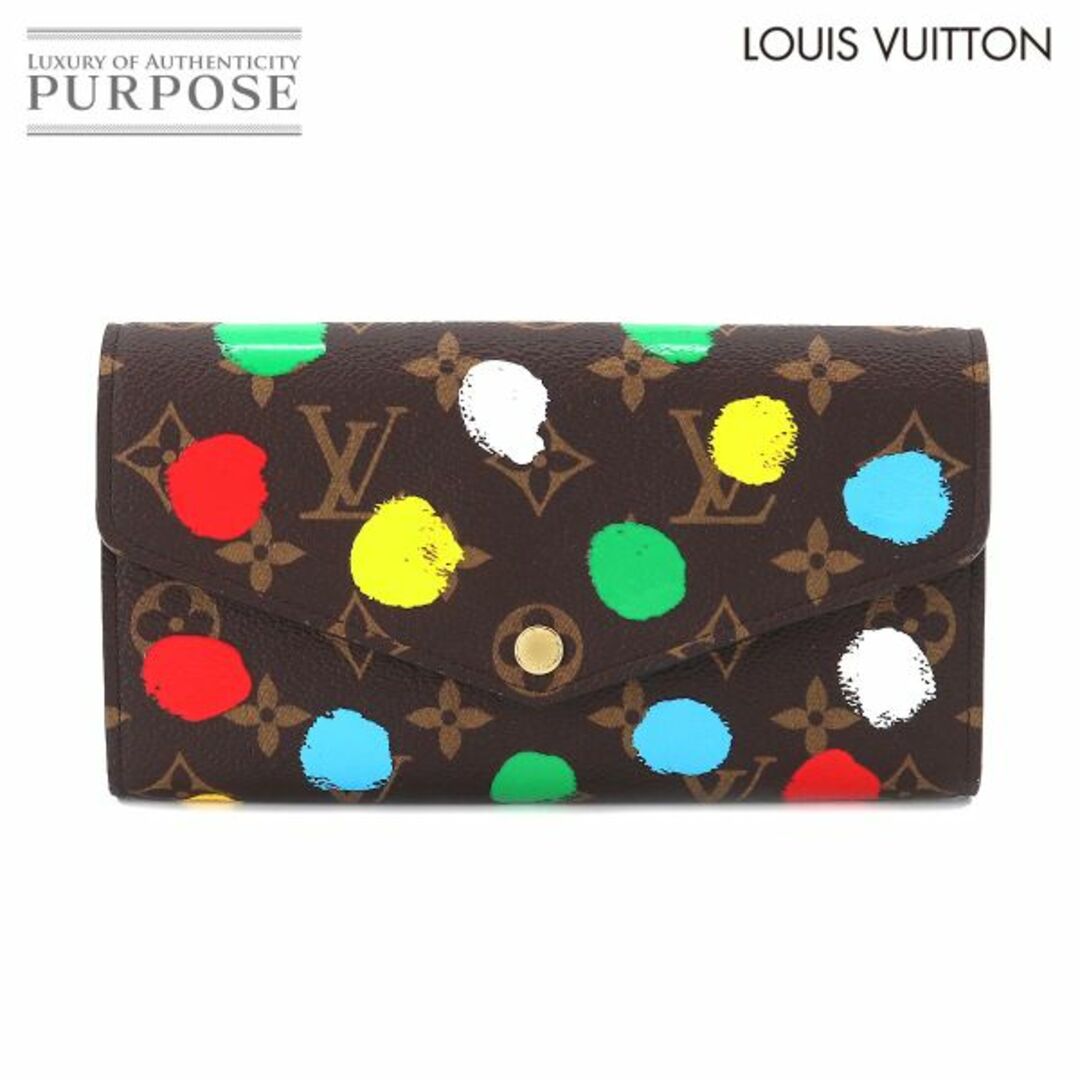 未使用 展示品 ルイ ヴィトン LOUIS VUITTON モノグラム ペインティッド ドット LVxYK ポルトフォイユ サラ NM 長財布 M81980 VLP 90197108