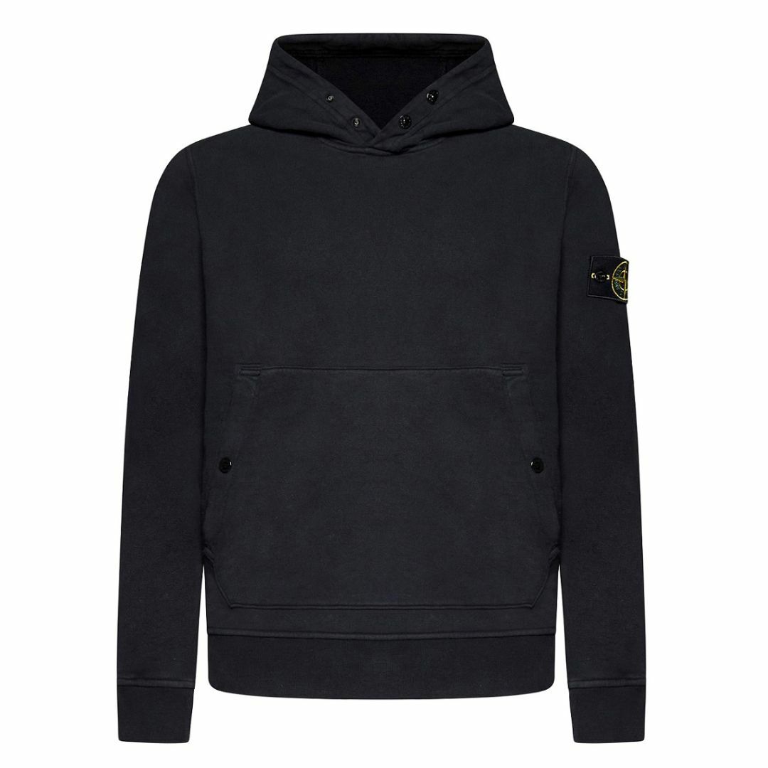 ストーンアイランド stoneisland 未使用 パーカー フーディ 黒 L