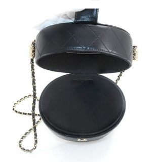 未使用 シャネル CHANEL マトラッセ バニティ チェーン ショルダー バッグ レザー ブラック AP1616 VLP 90197589