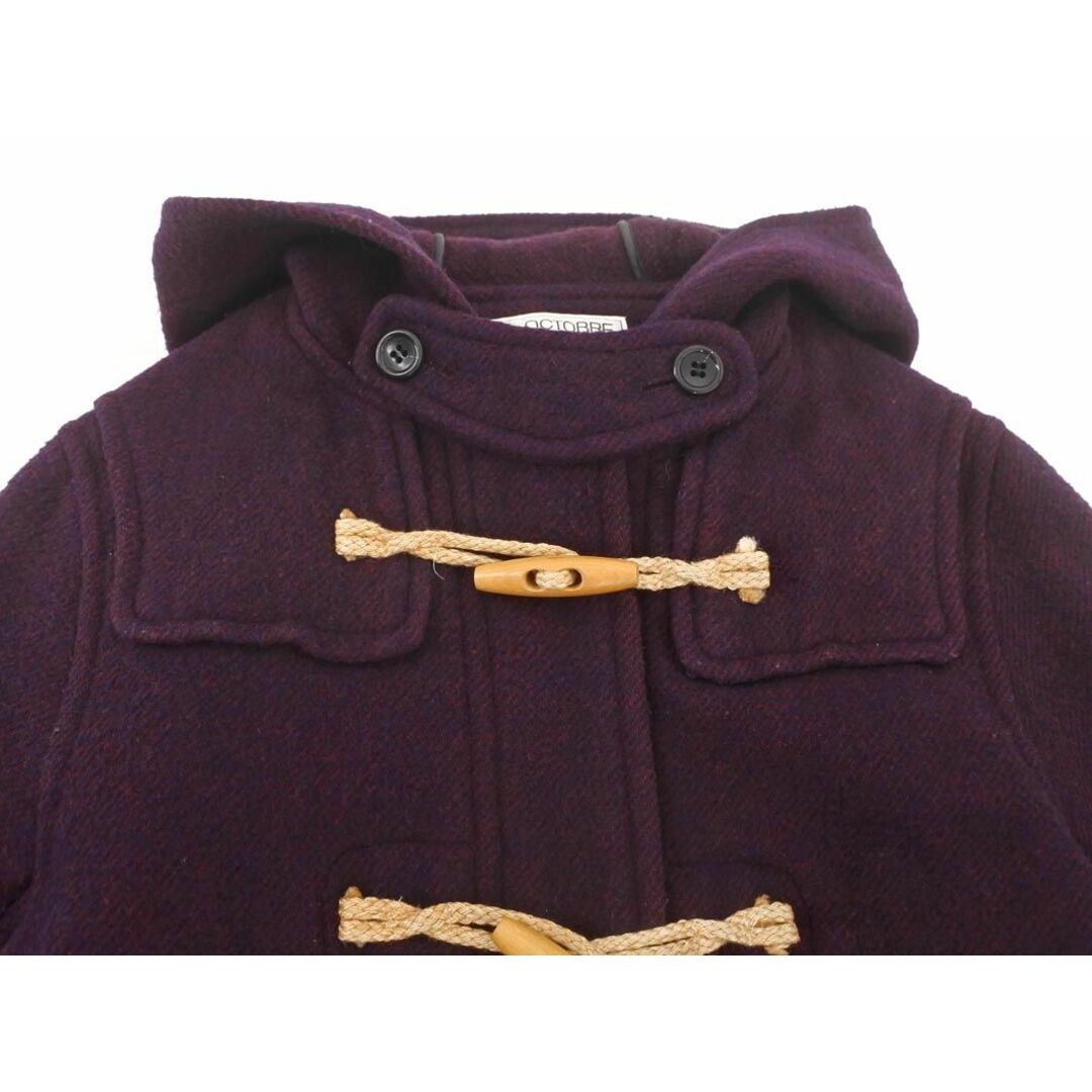 22オクトーブル ウール混 ダッフル コート size40/紫 ◆■ レディース レディースのジャケット/アウター(ダッフルコート)の商品写真