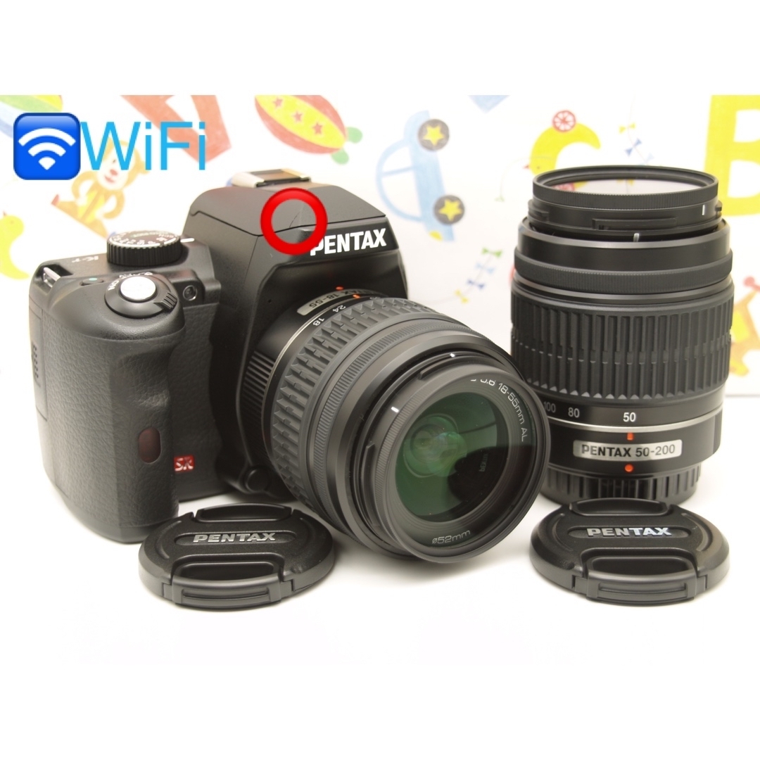 ❤️Wi-Fiでスマホ転送❤️充実機能❤PENTAX k-r❤️動画撮影❤-