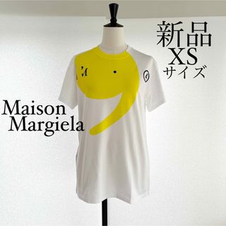 Maison Margielaマルジェラ　ロゴデザインTシャツ　カットソー　XS