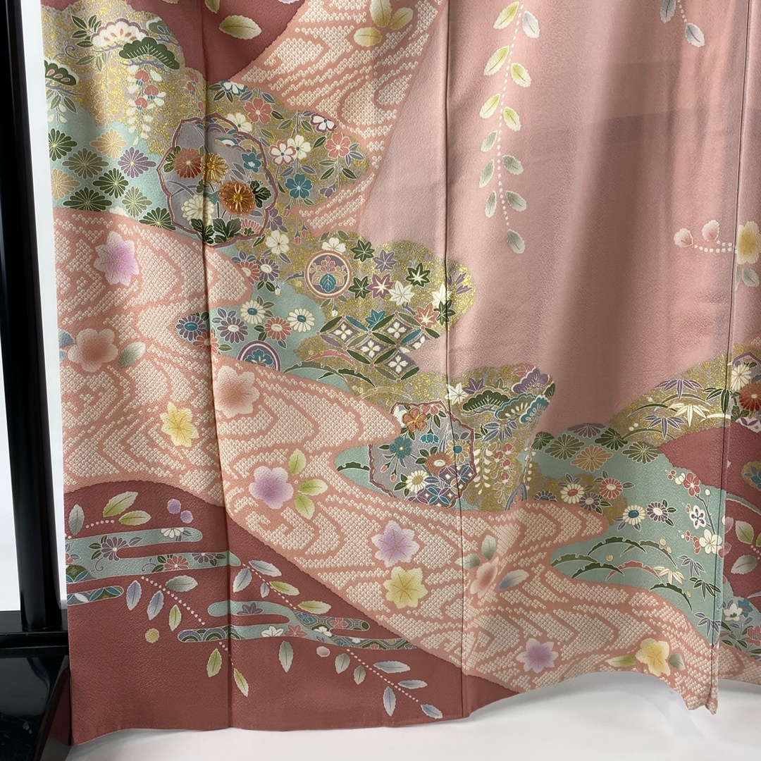 訪問着 身丈168cm 裄丈67cm 正絹 美品 名品