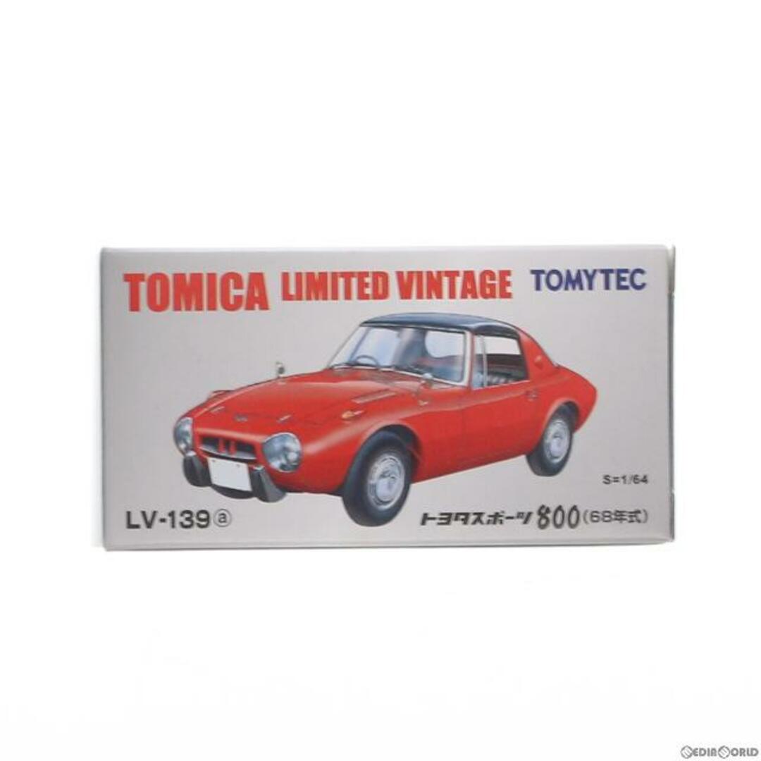 トミカリミテッドヴィンテージ 1/64 TLV-139a トヨタスポーツ800(レッド) 完成品 ミニカー(273790) TOMYTEC(トミーテック)