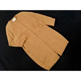 ムルーア(MURUA)のMURUA ムルーア ウール混 ノーカラー コート sizeS/ベージュ ◆■ レディース(その他)