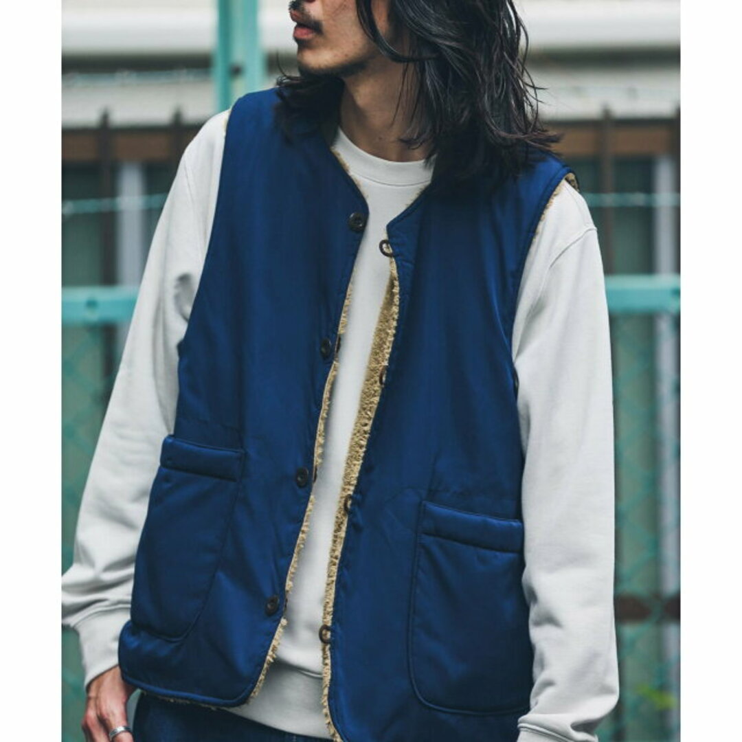 【NAVY】『別注』ARMY TWILL*Sonny Label Reversible Vest