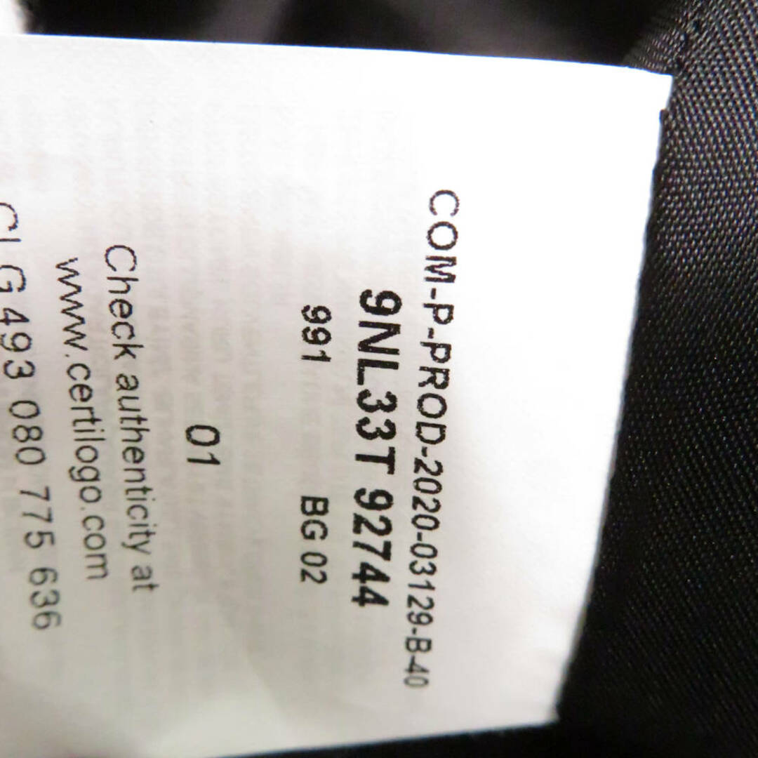 Armani(アルマーニ)の美品 EMPORIO ARMANI アルマーニ コート 1点 EU40 ウール100％ ツイード ダブル 白黒 レディース AM4807B20  レディースのジャケット/アウター(ロングコート)の商品写真