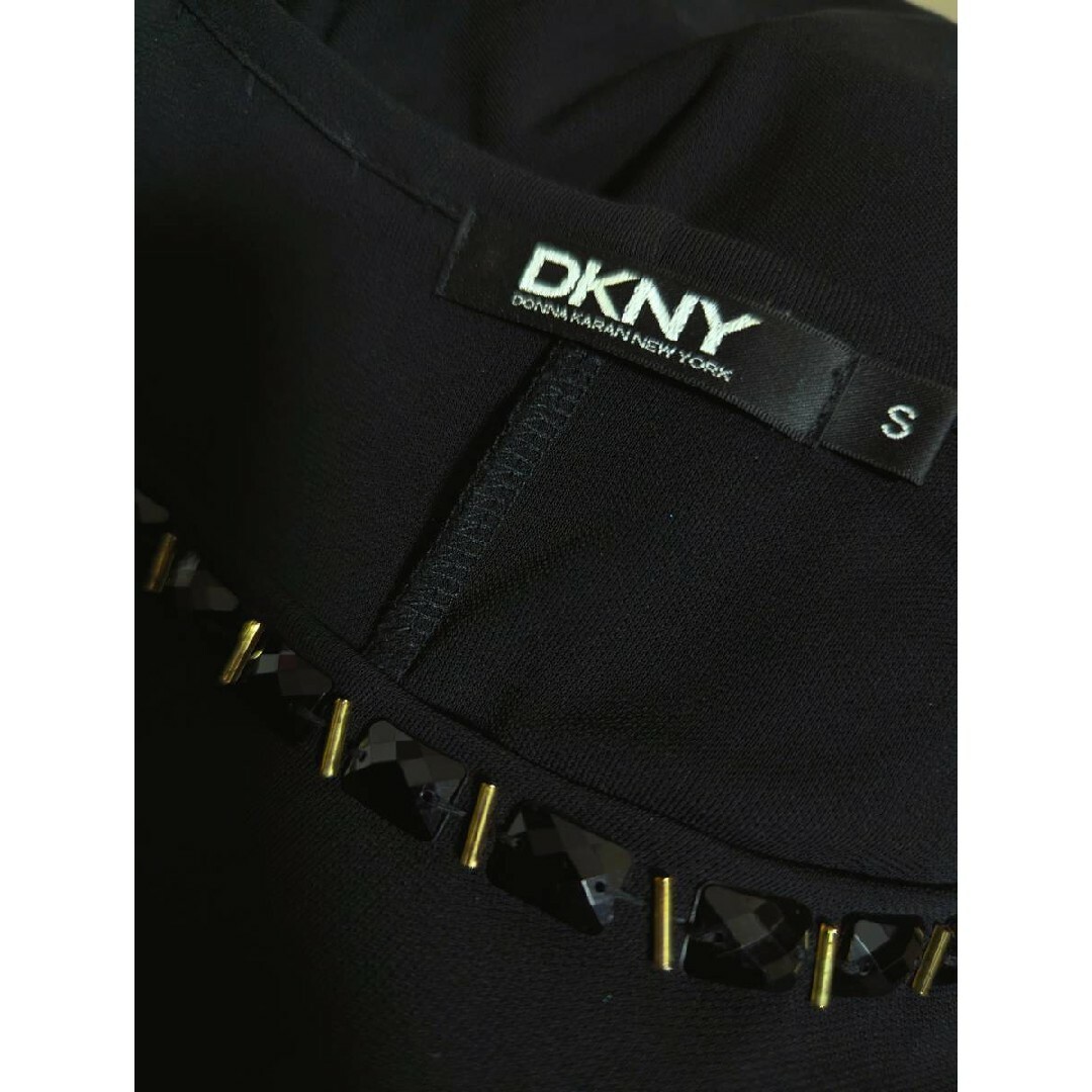 DKNY ブラウス シルク スパンコール付  サイズM