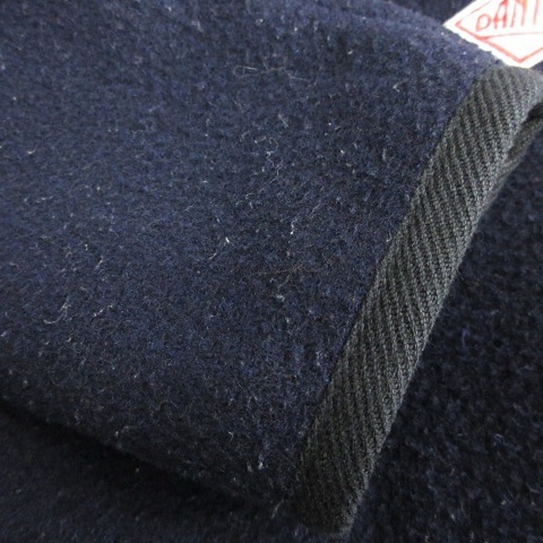 DANTON(ダントン)のダントン ウールモッサ シングル フード ジャケット JD-8458 紺 36 レディースのジャケット/アウター(ブルゾン)の商品写真