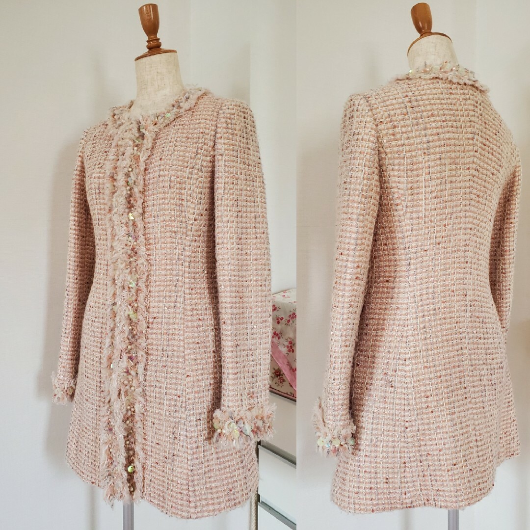 ✨美品✨ ヴァニラコンフュージョン ツイード コート ジャケット ノー