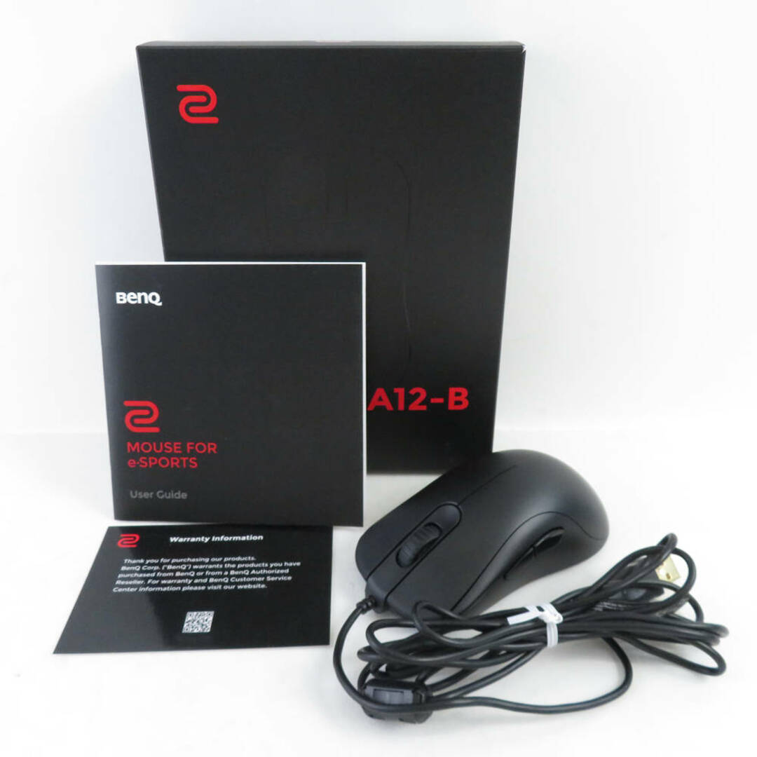PC周辺機器美品 BenQ ベンキュー ZA12-B ゲーミングマウス 1点 有線 兼用 HM301C
