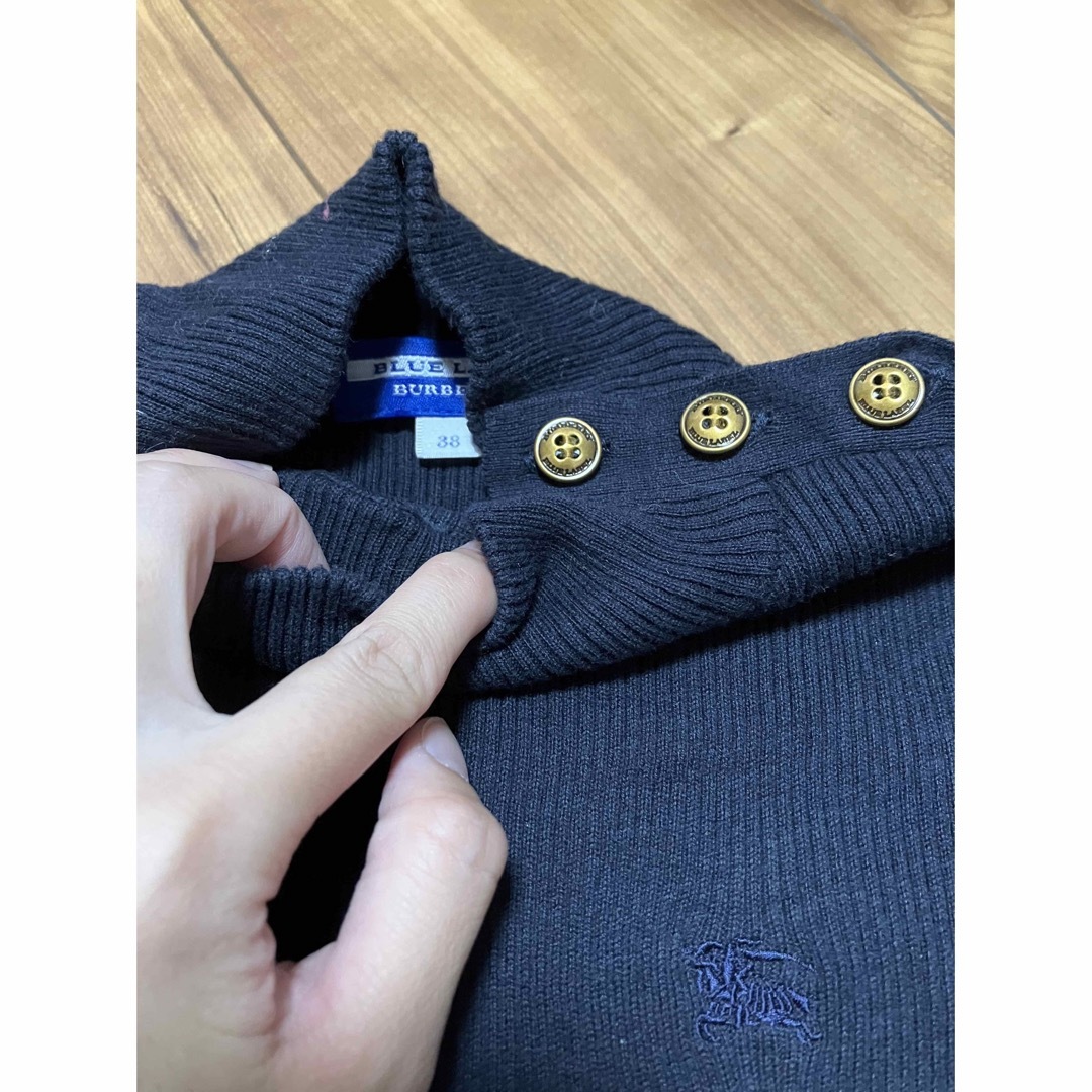 BURBERRY BLUE LABEL(バーバリーブルーレーベル)のBURBERRY BLUE LABEL タートルニット　タートルネック レディースのトップス(ニット/セーター)の商品写真